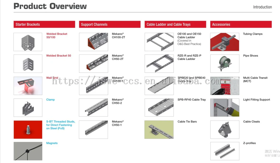 Perforated Wire Mesh Basket Cable Tray Ladder