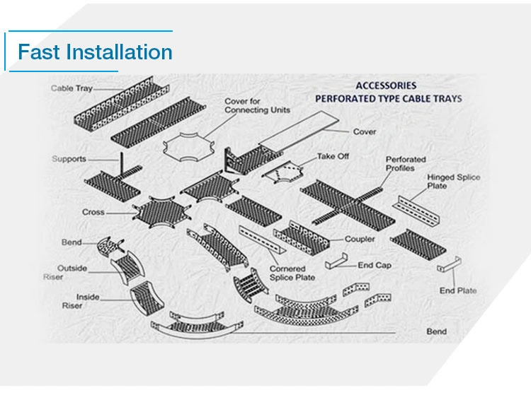 Long Span Channel Type Cable Tray