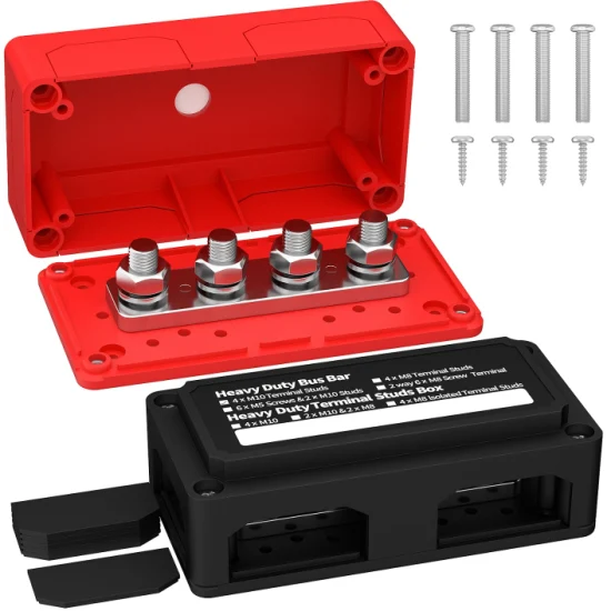 300A Bus Bar Heavy Duty Power Distribution Block Busbar Box Module Design avec 4X M8 (5/16 