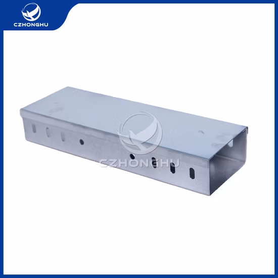 Chemin de câbles à fibres optiques perforé en alliage d'aluminium pour extérieur robuste