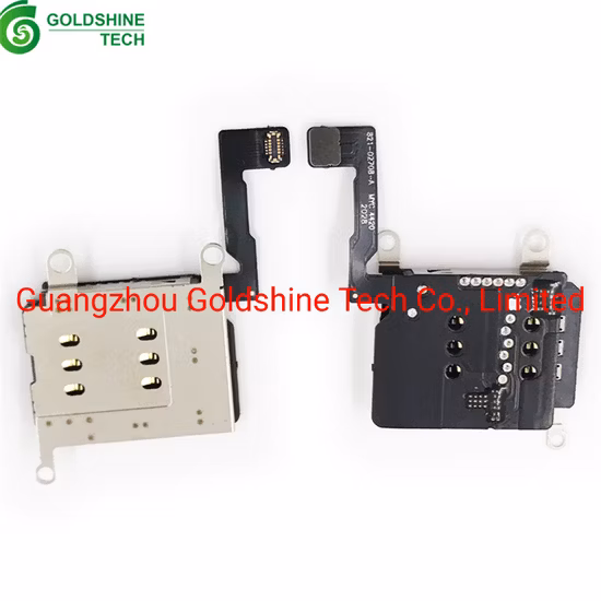 Vente en gros de pièces de rechange pour téléphone portable pour iPhone 12 Mini PRO Max double connecteur de lecteur de carte SIM ruban câble flexible support de fente pour plateau de carte SIM